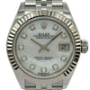 ロレックス ROLEX デイトジャスト28 279174NG ホワイトシェル ホワイトゴールド/ステンレススチール 自動巻き レディース 腕時計