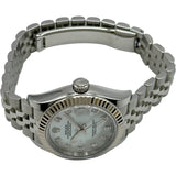 ロレックス ROLEX デイトジャスト28 279174NG ホワイトシェル ホワイトゴールド/ステンレススチール 自動巻き レディース 腕時計