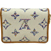 ルイ・ヴィトン LOUIS VUITTON ポルトフォイユ・ルー M83500 ホワイト モノグラム・ジャガード レディース 二つ折り財布