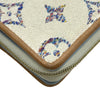 ルイ・ヴィトン LOUIS VUITTON ポルトフォイユ・ルー M83500 ホワイト モノグラム・ジャガード レディース 二つ折り財布