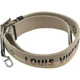 ルイ・ヴィトン LOUIS VUITTON イージーポーチ用ショルダーストラップ M81239 ベージュ シルバー金具 キャンバス/レザー レディース ショルダーストラップ