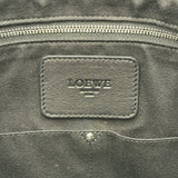 ロエベ LOEWE ロゴトートバッグ 345.80.A35 ネイビー キャンバス/レザー レディース トートバッグ
