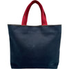 ロエベ LOEWE ロゴトートバッグ 345.80.A35 ネイビー キャンバス/レザー レディース トートバッグ