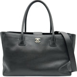 シャネル CHANEL エグゼクティブトート ラージ A15206 17番台 ブラック ゴールド金具 グレインドカーフ レディース トートバッグ
