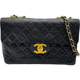 シャネル CHANEL デカマトラッセ34 A01094 3番台 ブラック ゴールド金具 ラムスキン レディース ショルダーバッグ