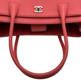 シャネル CHANEL エグゼクティブトート A67282 19番台 ピンク シルバー金具 レザー レディース トートバッグ
