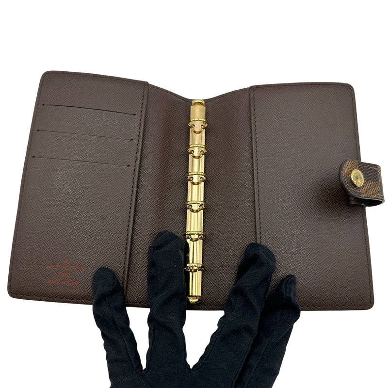 ルイ・ヴィトン LOUIS VUITTON アジェンダPM R20700 ブラウン ダミエ