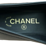 シャネル CHANEL ココマークターンロックローファー G36646 ブラック レザー レディース ローファー