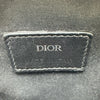 クリスチャン・ディオール Christian Dior オブリークライダーマイクロポーチ ネイビー シルバー金具 ジャガード/レザー レディース ショルダーバッグ