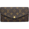 ルイ・ヴィトン LOUIS VUITTON ポルトフォイユ・サラ M60531 ブラウン モノグラムキャンバス レディース 長財布