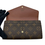 ルイ・ヴィトン LOUIS VUITTON ポルトフォイユ・サラ M60531 ブラウン モノグラムキャンバス レディース 長財布