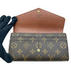 ルイ・ヴィトン LOUIS VUITTON ポルトフォイユ・サラ M60531 ブラウン モノグラムキャンバス レディース 長財布