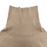 フォクシー FOXEY Dolce Vita タートルネックニットセーター ベージュ レーヨン レディース セーター