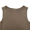 フォクシー FOXEY Kaylee リネン混ノースリーブニットワンピース 42194 ブラウン リネン レディース ワンピース