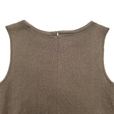 フォクシー FOXEY Kaylee リネン混ノースリーブニットワンピース 42194 ブラウン リネン レディース ワンピース