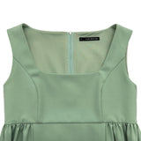 フォクシー ニューヨーク FOXEY NEW YORK レディエンパイア ノースリーブワンピース 27879 グリーン ポリエステル レディース ワンピース