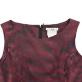 Rene ノースリーブチェックワンピース 6236490 レッド ポリエステル レディース ワンピース
