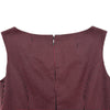 Rene ノースリーブチェックワンピース 6236490 レッド ポリエステル レディース ワンピース