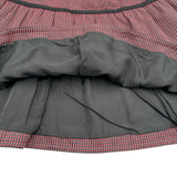 Rene ノースリーブチェックワンピース 6236490 レッド ポリエステル レディース ワンピース
