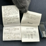 Rene ダブルジップフリルパーカー 5017240 ネイビー ナイロン レディース パーカー