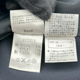 Rene ステンカラージャケット 5523010 ネイビー ポリエステル レディース テーラードジャケット