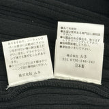 Rene チュールパフスリーブ切替半袖ニットシャツ 6222541 ブラック アセテート レディース 半袖シャツ