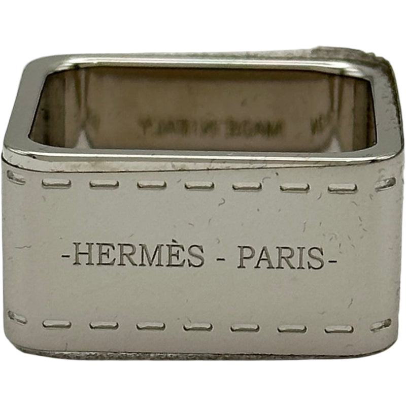 エルメス HERMES ボルディックスカーフリング シルバー メタル