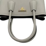 プラダ PRADA ドゥーブルミディアムバッグ 1BG887 ホワイト/ブラック ゴールド金具 サフィアーノ レディース ショルダーバッグ