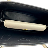 プラダ PRADA ドゥーブルミディアムバッグ 1BG887 ホワイト/ブラック ゴールド金具 サフィアーノ レディース ショルダーバッグ