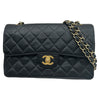 シャネル CHANEL マトラッセ23 A01113 7番台 ブラック ゴールド金具 キャビアスキン レディース ショルダーバッグ