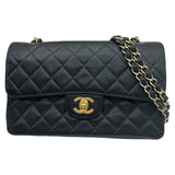 シャネル CHANEL マトラッセ23 A01113 7番台 ブラック ゴールド金具 キャビアスキン レディース ショルダーバッグ
