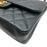 シャネル CHANEL マトラッセ23 A01113 7番台 ブラック ゴールド金具 キャビアスキン レディース ショルダーバッグ