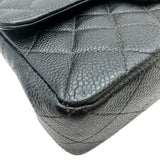 シャネル CHANEL マトラッセ23 A01113 7番台 ブラック ゴールド金具 キャビアスキン レディース ショルダーバッグ