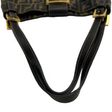 フェンディ FENDI ズッカ柄ワンショルダーバッグ 26583 ブラウン ゴールド金具 キャンバス/レザー レディース ショルダーバッグ