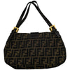 フェンディ FENDI ズッカ柄ワンショルダーバッグ 26583 ブラウン ゴールド金具 キャンバス/レザー レディース ショルダーバッグ