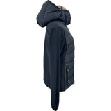 モンクレール MONCLER ナイロン切替 ダウンジャケット ブラック ナイロン レディース ダウンジャケット