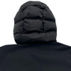モンクレール MONCLER ナイロン切替 ダウンジャケット ブラック ナイロン レディース ダウンジャケット