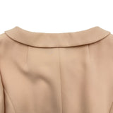 Rene 2way ジップアップ長袖ワンピース 5016140 ベージュ トリアセテート レディース ワンピース