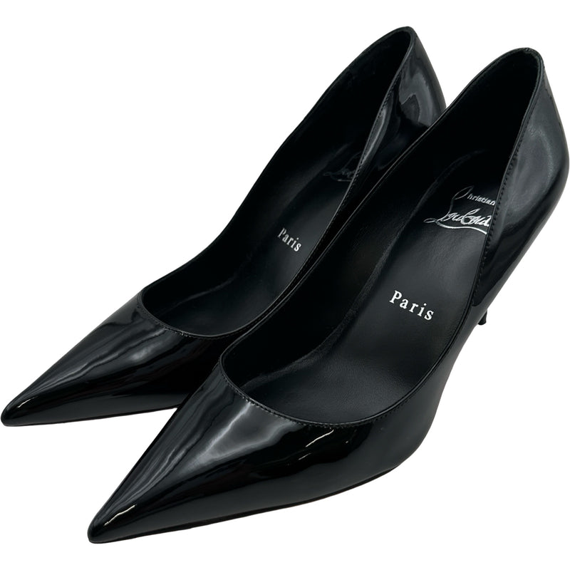 Christian Louboutin ルブタン パテント パンプス 黒 36 クリスチャン・ルブタン Christian louboutin パテントヒールパンプス