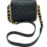 シャネル CHANEL マトラッセスモールフラップショルダー AS2831 ブラック ゴールド金具 カーフスキン レディース ショルダーバッグ