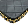 シャネル CHANEL マトラッセスモールフラップショルダー AS2831 ブラック ゴールド金具 カーフスキン レディース ショルダーバッグ