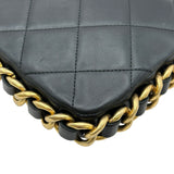 シャネル CHANEL マトラッセスモールフラップショルダー AS2831 ブラック ゴールド金具 カーフスキン レディース ショルダーバッグ