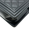 シャネル CHANEL ボーイシャネル25 A67086 18番台 ブラック シルバー金具 カーフスキン レディース ショルダーバッグ