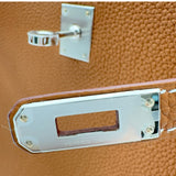エルメス HERMES ケリー25　内縫い G刻印 ゴールド シルバー金具 トゴ レディース ハンドバッグ