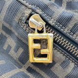 フェンディ FENDI ズッカ柄バックパック ベージュ/ブラウン ゴールド金具 ズッカ柄 レディース リュック・デイパック