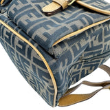フェンディ FENDI ズッカ柄バックパック ベージュ/ブラウン ゴールド金具 ズッカ柄 レディース リュック・デイパック