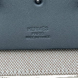 エルメス HERMES エールバッグジップキャビン50 B刻印 グリメイヤー/ブラック/エクリュ シルバー金具 トワルアッシュプリュム ユニセックス ボストンバッグ