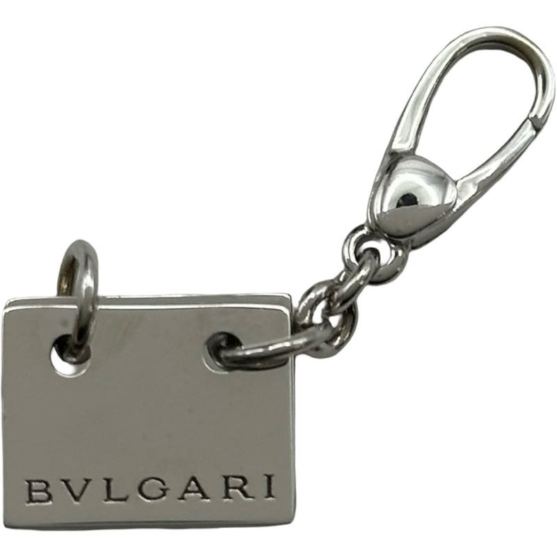 正規品 ブルガリ ゴールド チャームのみに変更 ブルガリ BVLGARI メモ チャーム ホワイトゴールド 750 ジュエリー
