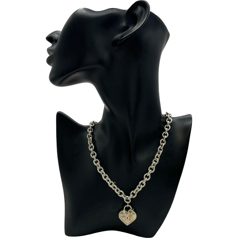 ティファニー TIFFANY＆CO ハートロック ネックレス シルバー 925/750