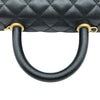 シャネル CHANEL ココハンドルXS A92990 27番台 ブラック ゴールド金具 キャビアスキン レディース ショルダーバッグ